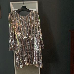 Rixo London Kyla Sequin Mini dress